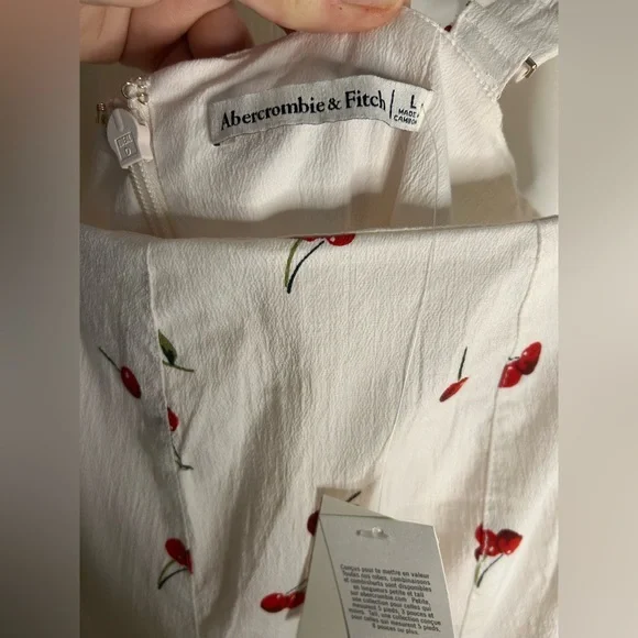 NWT Abercrombie Mila Stretch Midi Dress Size Large - Picture 11 of 13